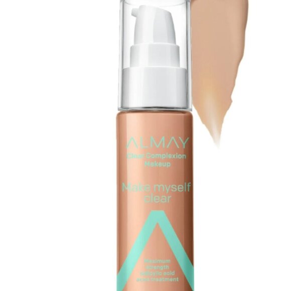 011 Almay Clear Complexion Makeup - Beige 500 - Picture 4 of 8